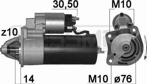 Messmer 220167A - Стартер avtolavka.club