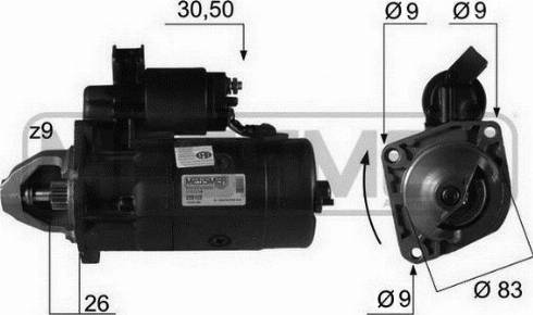 Messmer 220122R - Стартер avtolavka.club