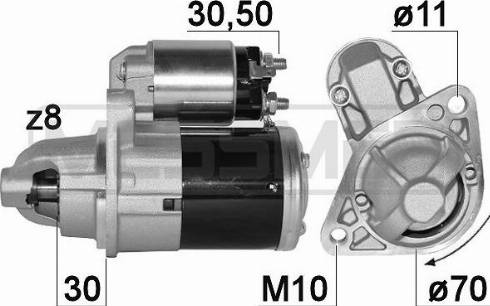 Messmer 220894A - Стартер avtolavka.club