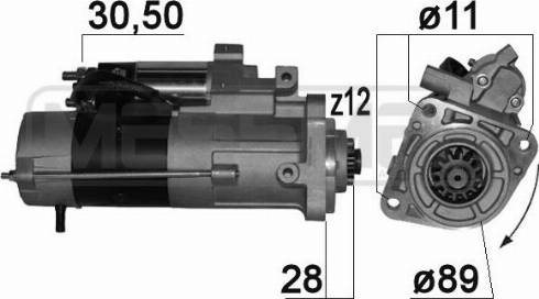 Messmer 220861A - Стартер avtolavka.club