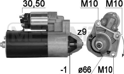 Messmer 220880A - Стартер avtolavka.club