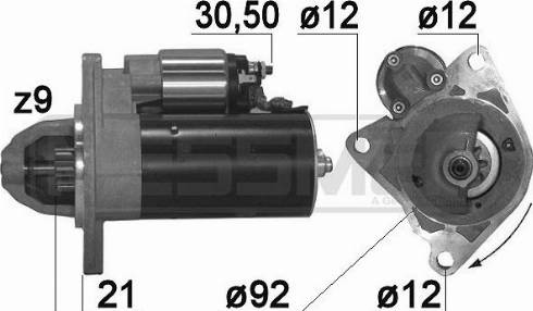 Messmer 220883A - Стартер avtolavka.club