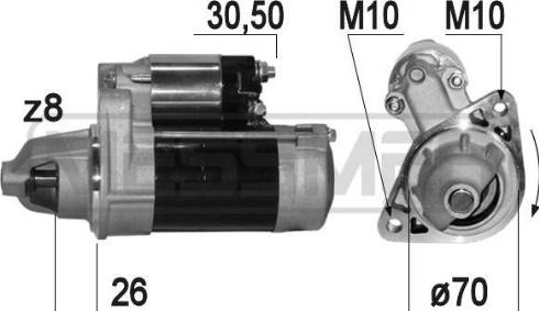 Messmer 220826A - Стартер avtolavka.club