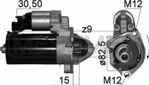 Messmer 220870A - Стартер avtolavka.club