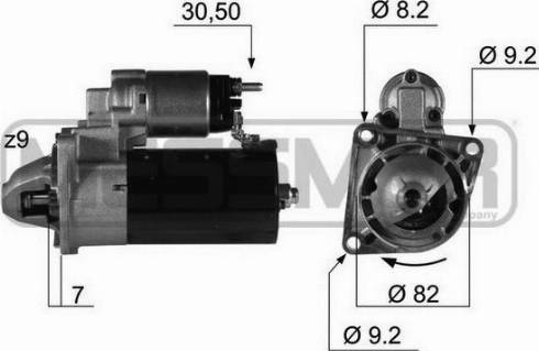 Messmer 220346A - Стартер avtolavka.club