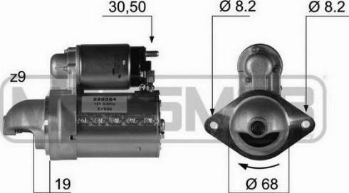 Messmer 220354A - Стартер avtolavka.club