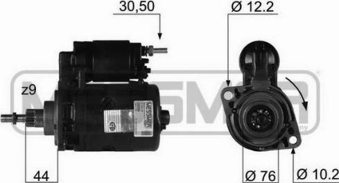 Messmer 220356R - Стартер avtolavka.club