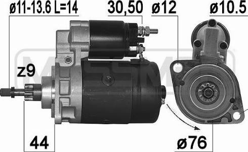 Messmer 220357A - Стартер avtolavka.club