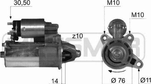 Messmer 220364A - Стартер avtolavka.club