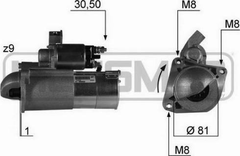 Messmer 220331A - Стартер avtolavka.club