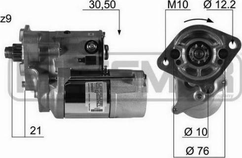 Messmer 220207A - Стартер avtolavka.club