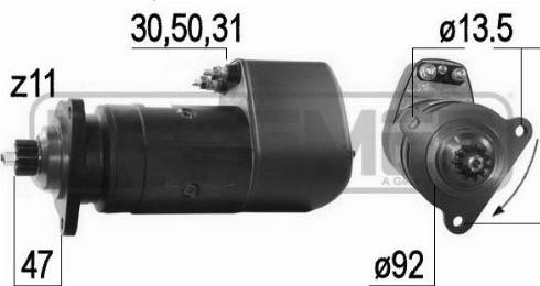 Messmer 220235A - Стартер avtolavka.club