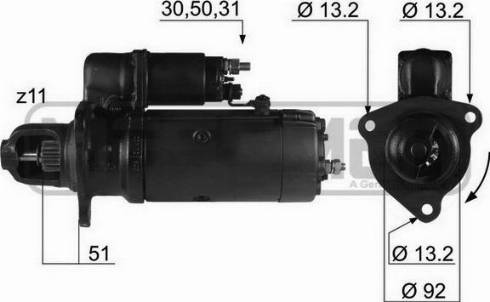 Messmer 220223R - Стартер avtolavka.club