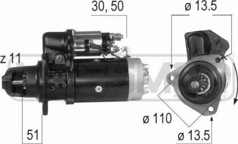 Messmer 220275A - Стартер avtolavka.club