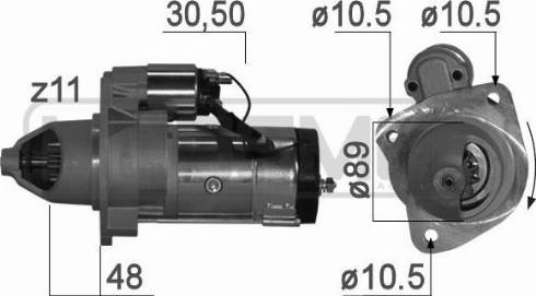 Messmer 220792A - Стартер avtolavka.club