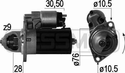 Messmer 220755A - Стартер avtolavka.club