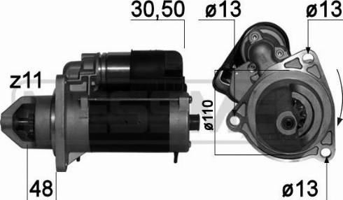 Messmer 220724A - Стартер avtolavka.club