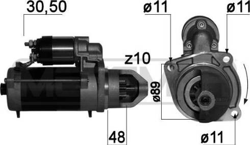 Messmer 220725A - Стартер avtolavka.club