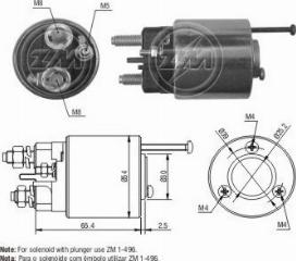 Messmer ZM496 - Тягове реле, стартер avtolavka.club