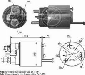 Messmer ZM497 - Тягове реле, стартер avtolavka.club