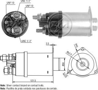 Messmer ZM458 - Тягове реле, стартер avtolavka.club