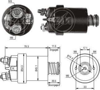 Messmer ZM560 - Тягове реле, стартер avtolavka.club