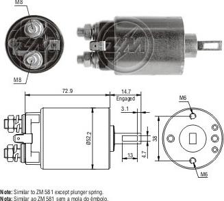 Messmer ZM680 - Тягове реле, стартер avtolavka.club