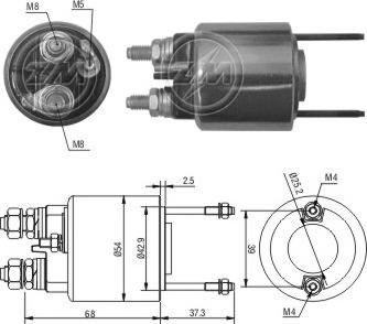 Messmer ZM1596 - Тягове реле, стартер avtolavka.club