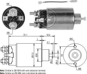 Messmer ZM1699 - Тягове реле, стартер avtolavka.club