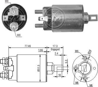 Messmer ZM1691 - Тягове реле, стартер avtolavka.club