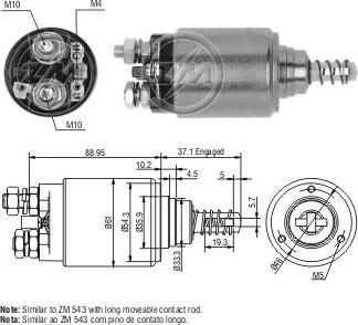 Messmer ZM1731 - Тягове реле, стартер avtolavka.club