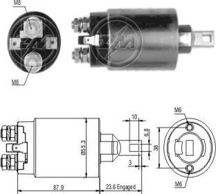 Messmer ZM893 - Тягове реле, стартер avtolavka.club