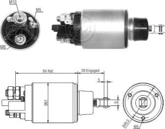 Messmer ZM825 - Тягове реле, стартер avtolavka.club