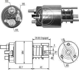 Messmer ZM3395 - Тягове реле, стартер avtolavka.club