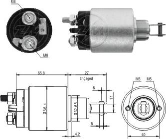 Messmer ZM2579 - Тягове реле, стартер avtolavka.club