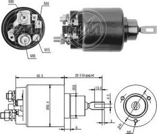 Messmer ZM2571 - Тягове реле, стартер avtolavka.club