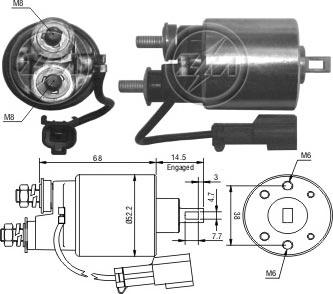 Messmer ZM718 - Тягове реле, стартер avtolavka.club