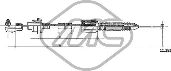 Metalcaucho 83178 - Тросик газу avtolavka.club