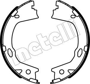 Metelli 53-0499 - Комплект гальм, ручник, парковка avtolavka.club