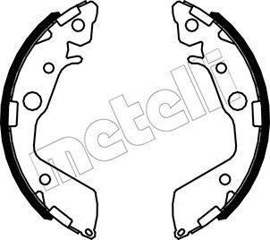 Metelli 53-0492 - Комплект гальм, барабанний механізм avtolavka.club