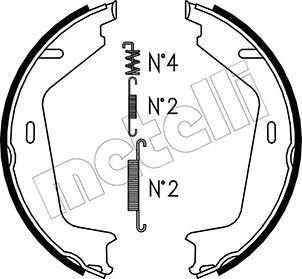 Metelli 53-0479K - Комплект гальм, ручник, парковка avtolavka.club