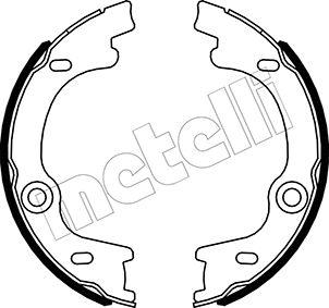 Metelli 53-0505 - Комплект гальм, ручник, парковка avtolavka.club