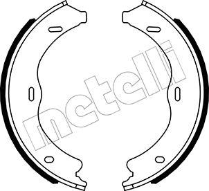 Metelli 53-0507 - Комплект гальм, ручник, парковка avtolavka.club