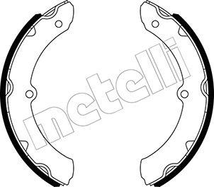 Metelli 53-0638 - Комплект гальм, барабанний механізм avtolavka.club