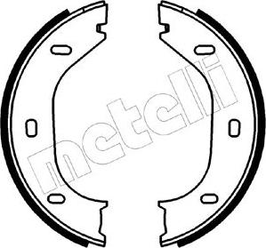 Metelli 53-0011 - Комплект гальм, ручник, парковка avtolavka.club