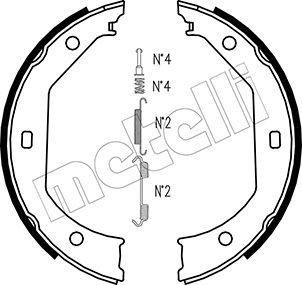 Metelli 53-0017K - Комплект гальм, ручник, парковка avtolavka.club