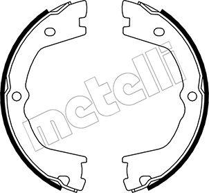 Metelli 53-0086 - Комплект гальм, ручник, парковка avtolavka.club