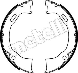 Metelli 53-0146 - Комплект гальм, ручник, парковка avtolavka.club