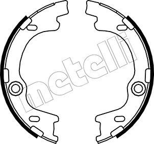 Metelli 53-0185 - Комплект гальм, ручник, парковка avtolavka.club