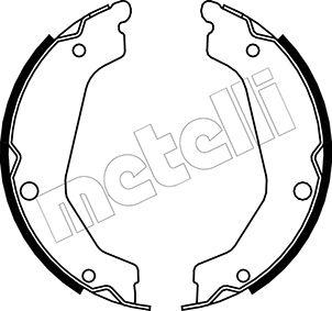 Metelli 53-0183 - Комплект гальм, ручник, парковка avtolavka.club